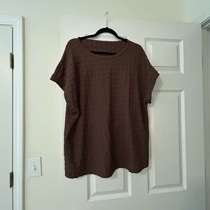 Casual Brown Women's Top